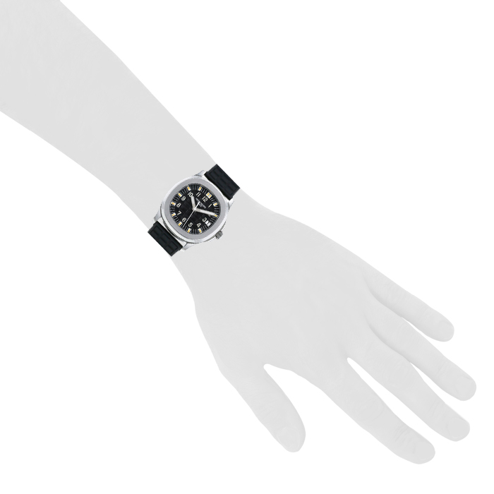 Patek Philippe Aquanaut watch in stainless steel Ref: 5066 Circa 2000 - Detail D1
