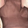 Borsa da viaggio Louis Vuitton Keepall 55 cm in tela cerata con motivo a scacchi ebano e pelle marrone - Detail D3 thumbnail