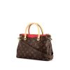 Louis Vuitton Pallas shoulder bag in brown monogram canvas and pink leather - 00pp thumbnail
