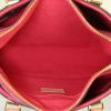 Borsa a tracolla Louis Vuitton Pallas in tela monogram marrone e pelle rosa - Detail D3 thumbnail