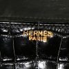 Hermes Constance handbag in black crocodile - Detail D4 thumbnail