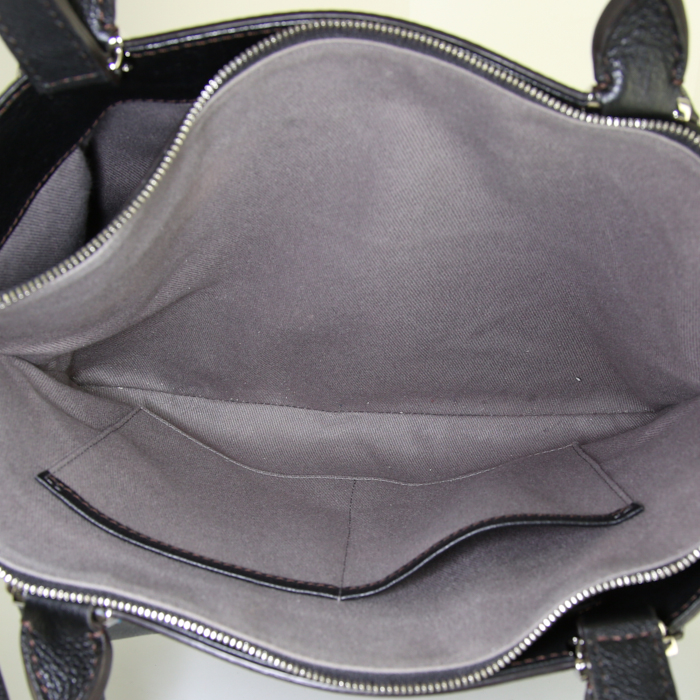 Cartier bag in black leather - Detail D3