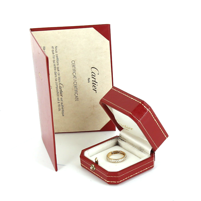 Cartier Etincelle ring in yellow gold and diamonds - Detail D2