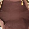 Bolsa de viaje Louis Vuitton Keepall 55 cm en lona a cuadros revestida marrón y cuero marrón - Detail D3 thumbnail