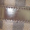 Louis Vuitton Keepall 55 cm travel bag in brown damier canvas and brown leather - Detail D4 thumbnail