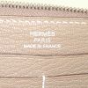 Hermès Azap wallet in etoupe grained leather - Detail D3 thumbnail