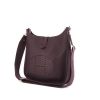 Hermes Evelyne small model shoulder bag in purple togo leather - 00pp thumbnail