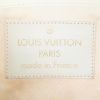 Bolso de mano Louis Vuitton Barbes en lona color crema, gris y dorada y cuero color crema - Detail D3 thumbnail