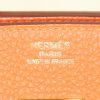 Borsa Hermes Birkin 35 cm in pelle togo arancione - Detail D3 thumbnail