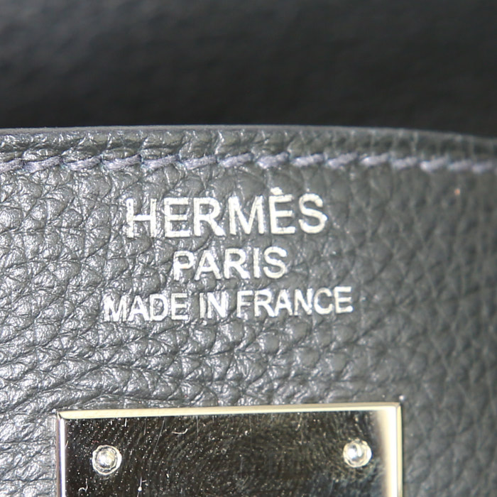 Borsa Hermes Kelly 35 cm in pelle togo nera - Detail D4