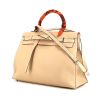 Hermes Kelly Flat handbag in cream color leather - 00pp thumbnail