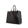 Celine Gusset shopping bag in black leather - 00pp thumbnail