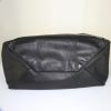Celine Gusset shopping bag in black leather - Detail D5 thumbnail