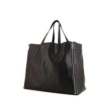 Shopping bag Celine Gusset in pelle nera