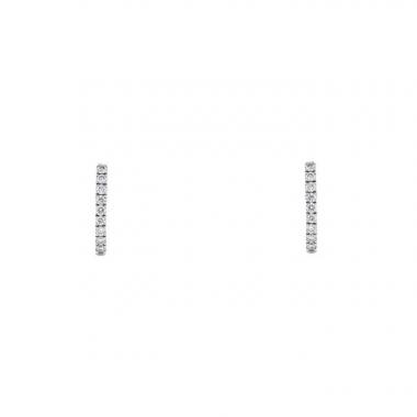 Pendientes Messika Gatsby en oro blanco y diamantes