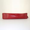 Sac de week end Prada en cuir grainé rouge - Detail D4 thumbnail