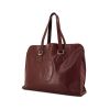 Cartier Vintage bag worn on the shoulder or carried in the hand in burgundy leather - 00pp thumbnail