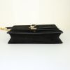 Sac bandoulière Saint Laurent Sulpice en daim noir - Detail D4 thumbnail