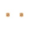 Boucheron Déchainé small earrings in pink gold and diamonds - 00pp thumbnail