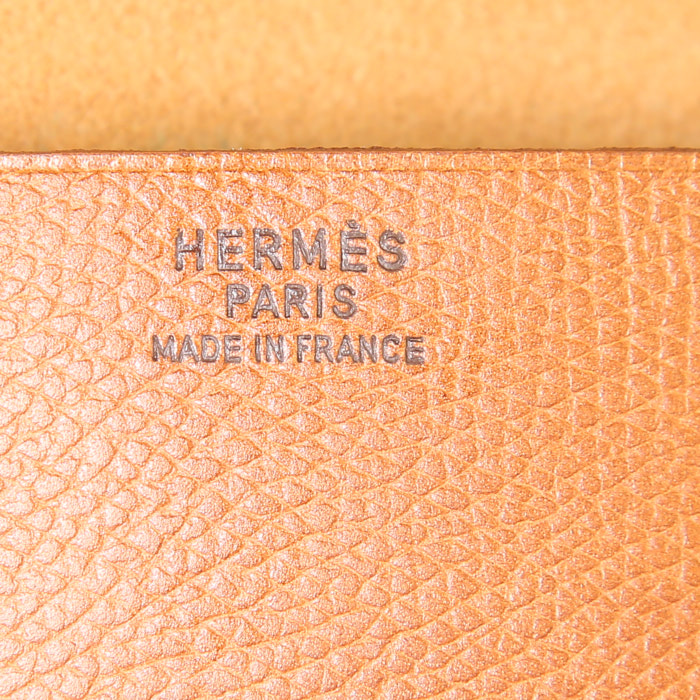 Pochette-ceinture Hermès Fanny Pack en cuir epsom marron - Detail D3