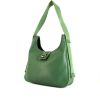 Hermès Tsako handbag in green epsom leather - 00pp thumbnail
