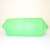 Bottega Veneta Regent shopping bag in green leather - Detail D4 thumbnail