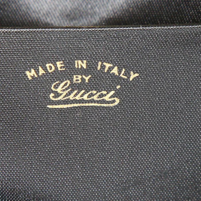 Pochette du soir Gucci Gucci Vintage en toile noire - Detail D3