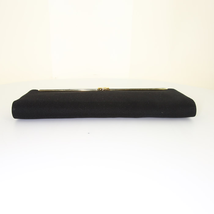 Gucci Gucci Vintage clutch in black canvas - Detail D4