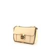 Chloé Elsie bag worn on the shoulder or carried in the hand in beige leather - 00pp thumbnail