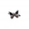 Sortija Messika Butterfly en oro negro y diamantes - 360 thumbnail