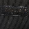 Chanel Boy large model shoulder bag in black chevron quilted leather - Detail D4 thumbnail