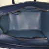 Celine Luggage Mini medium model handbag in blue, navy blue and grey tricolor leather - Detail D2 thumbnail