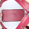 Dior shoulder bag in burgundy leather - Detail D3 thumbnail