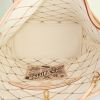 Louis Vuitton Neverfull medium model shopping bag in beige damier canvas and natural leather - Detail D2 thumbnail