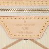 Shopping bag Louis Vuitton Neverfull modello medio in tela a scacchi beige con motivo e pelle naturale - Detail D3 thumbnail