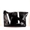 Valentino Garavani shoulder bag in black canvas - 360 thumbnail