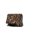 Lanvin bag in foal and black leather - 00pp thumbnail