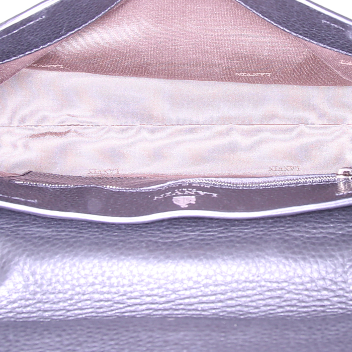 Sac Lanvin en poulain et cuir noir - Detail D3