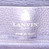 Lanvin bag in foal and black leather - Detail D4 thumbnail