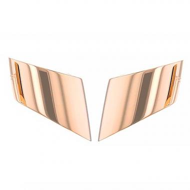 Pendientes Vhernier Vague en oro rosa