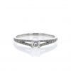 Anello Tiffany & Co Lucida in platino e diamanti - 360 thumbnail