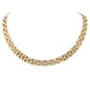 Cartier Maillon Panthère necklace in yellow gold and diamonds - 00pp thumbnail