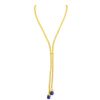 Lalaounis necklace in yellow gold and lapis-lazuli - 00pp thumbnail