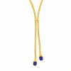 Lalaounis necklace in yellow gold and lapis-lazuli - Detail D2 thumbnail