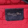 Sac à main Dior Lady Dior grand modèle en cuir cannage noir - Detail D4 thumbnail