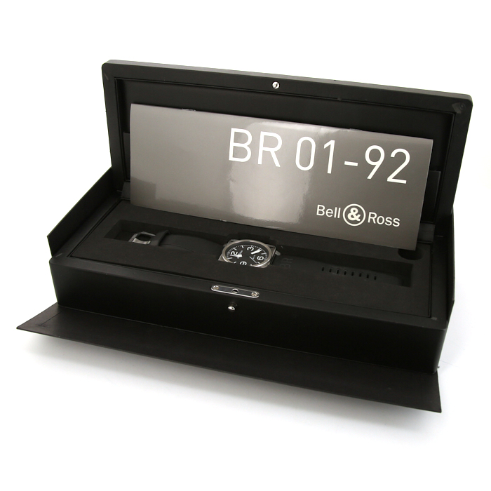 Montre Bell & Ross BR01 en acier Ref :  BR0192 Vers  2008 - Detail D2