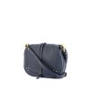 Borsa a tracolla Jerome Dreyfuss Victor in pelle blu - 00pp thumbnail