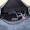 Jerome Dreyfuss shoulder bag in blue leather - Detail D2 thumbnail
