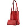Louis Vuitton Bucket shopping bag in red epi leather - 00pp thumbnail