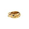 Cartier Trinity Constellation 1980's ring in yellow gold,  ruby and sapphires and in diamonds - 00pp thumbnail